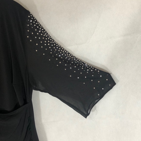 NWT = GLAMOUR Nights, Size 10 , Midi Black Dress , - Picture 5 of 8